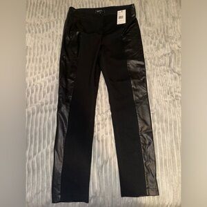 Lafayette Black Leather Pants
